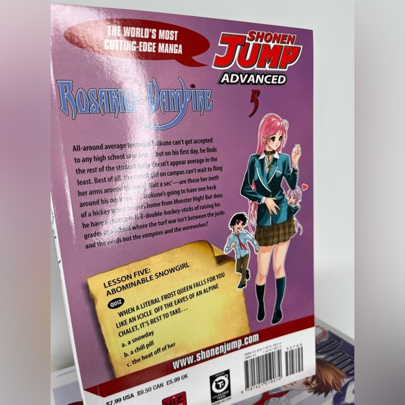 Rosario + Vampire by Akihisa Ikeda Volume 1,2,3,4,5,6,7, 8,&9 Manga Comic Book - Picture 11 of 16